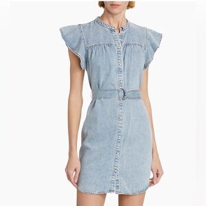 Rails Letta Denim Minidress in Faded Indigo—BEAUTIFUL!!  New Without Tags!! S